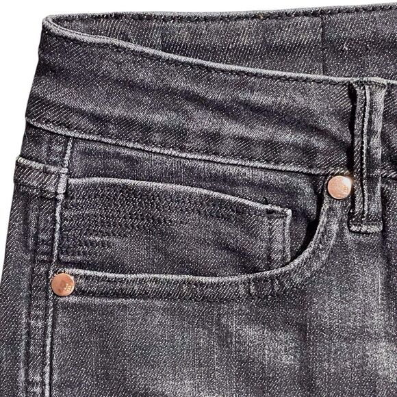 JUDY BLUE High Rise Tummy Control Straight Leg Jeans Size 15/32 Black # JB88677 - Picture 8 of 15